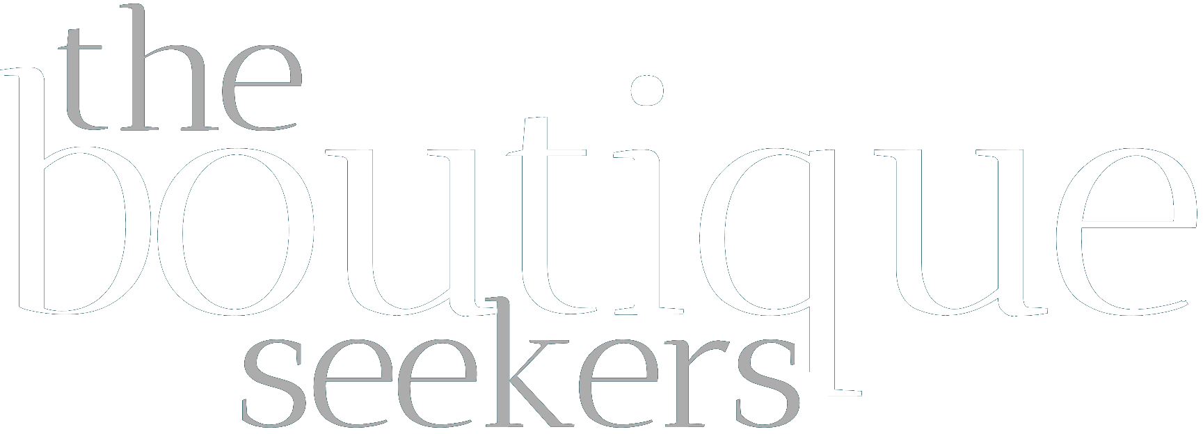 The Boutique Seekers Logo in the footer