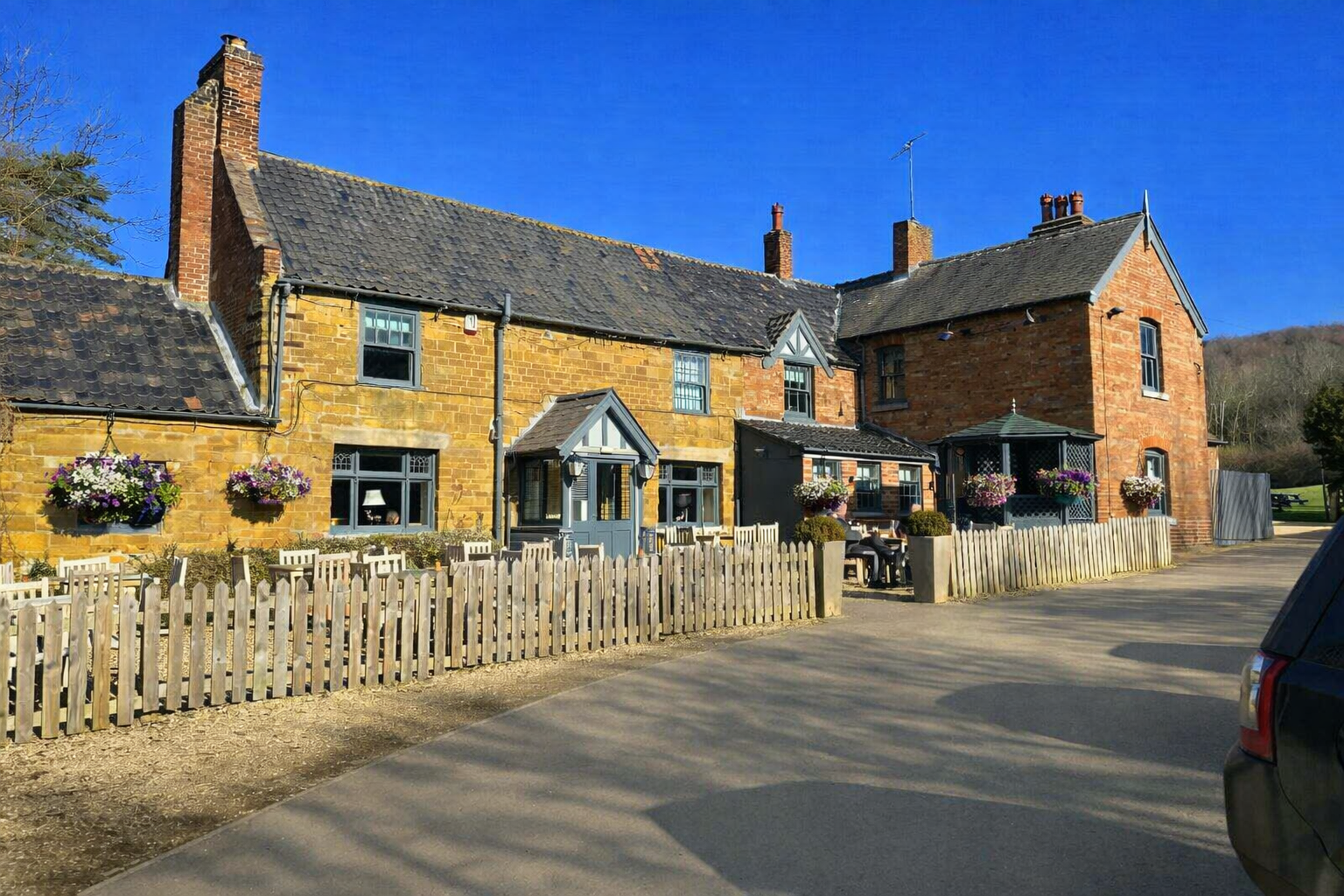 Image of the font of the Chequers Inn, Woolsthorpe