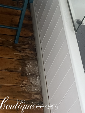 Image of rotten bathroom flooring